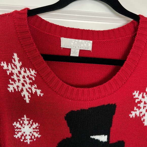 Christmas Snowman Womens Holiday Sweater size small - Picture 3 of 6